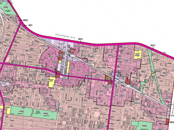 Zone map from Glen Eira planning scheme - planningschemes.dpcd.vic.gov.au Was the Dandenong corridor's fate sealed with the new residential zone rollout?