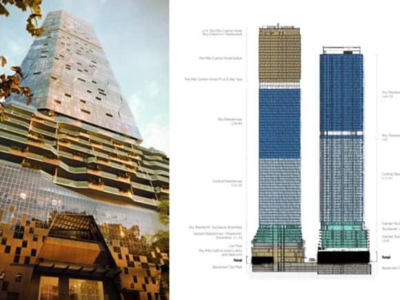 The Gold Residences at West Side Place. Image: Far East Consortium Apartments galore set to breathe new life into the western CBD