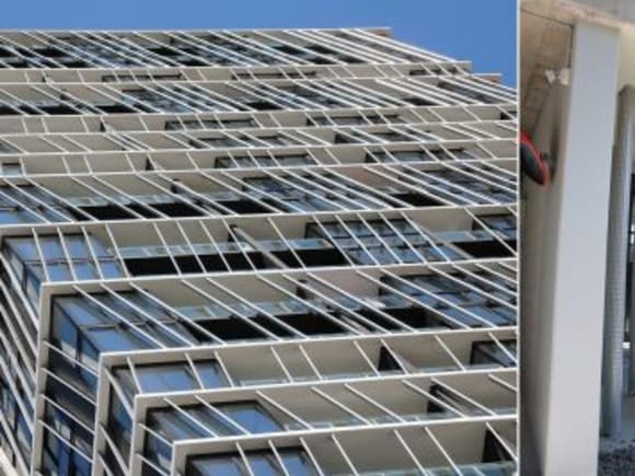 Gravity's facade and ground level Three apartment project completions make their mark