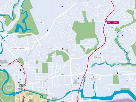 Telopea and surrounds. Image: TfNSW Telopea's transformation moves to the EOI stage