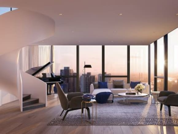 A rendered apartment within Paragon Tower. Image: Beulah International Beulah International lifts the bar for luxury apartment living in South Yarra