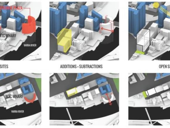 Ideas diagram for Crowne Plaza's rebirth A new Jewel in the Crowne along Northbank?