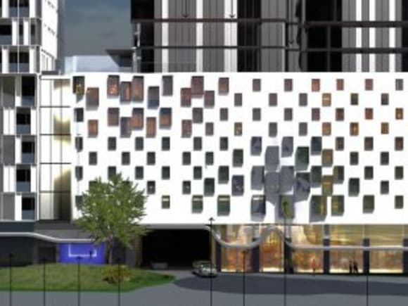 845-851 Whitehorse Road's podium. Planning image: Plus Architecture One Box Hill behemoth arrives whilst another beckons