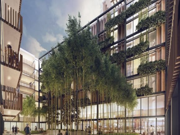 Internal communal space. Application image: Fender Katsalidis Metro Equity enters the Doncaster limelight with Casablanca