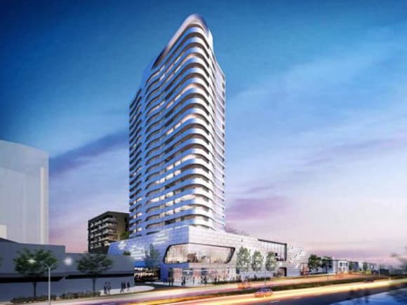 Artist's impression of Signature Tower. Image courtesy NH Architecture Apartments aplenty for The Glen's pending redevelopment