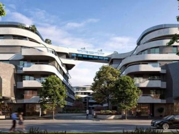 The showpiece pool which spans both buildings. Image: Rothelowman Boroondara's largest project rolls into construction