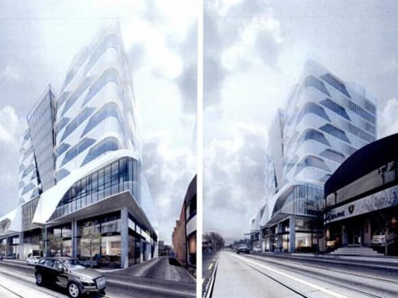 Swan Street's latest commercial prospect. Planning image: Bruce Henderson Architects City of Yarra's commercial prospects boosted by 100,000sqm