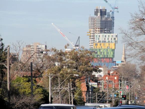 Can the Junction's street level pizazz match that of its skyline. Image courtesy Melbourneguy Bringing St Kilda Junction back to life?
