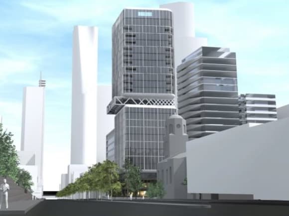 The rejected design. Image: Plus Architecture Five Melbourne towers at planning to watch out for