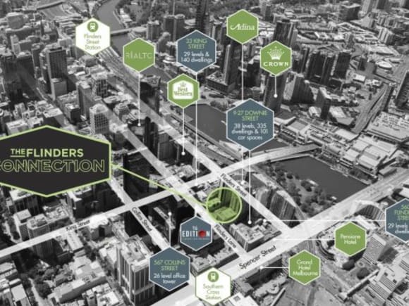 Image: CBRE Five Melbourne towers at planning to watch out for