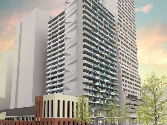 360 William Street as of mid 2014. Image courtesy Fender Katsalidis The third coming > 360 William Street, Melbourne