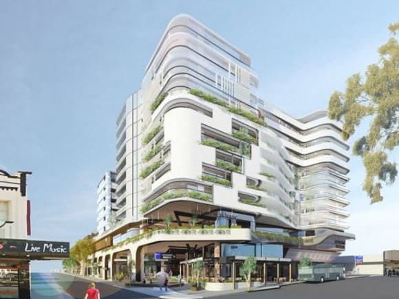 Ormond Station's initial 13 storey design. Image: ClarkeHopkinsClarke Jewell Station apartments begin construction, Ormond Station tower lowered in height