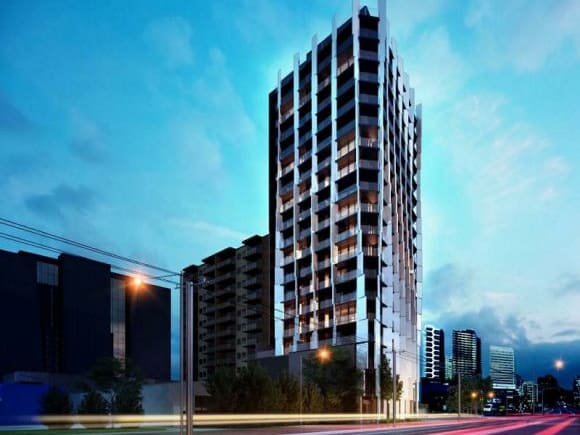 A Kings Way perspective of 100 Park Street. Planning image: CHT Architects A problem South Melbourne site looks for new life