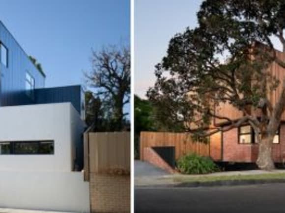 Fold House and Alphington Townhouses have been nominated for gongs. Images: BDAV Vote for your favourite project in the BDAV 2017 People’s Choice Award