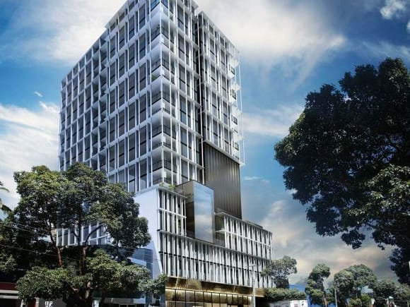 Bank Street perspective. Planning image: Bruce Henderson Architects Take it to the Bank: South Melbourne's latest tower on show