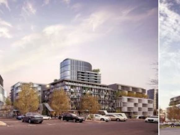Renders of Rothe Lowman's proposed West Melbourne scheme Public permeability and the Tip Top Brunswick East development