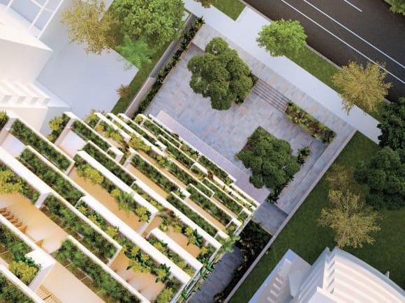 596 St Kilda Road. Planning image: Bates Smart Multiple towers given the green light within Port Phillip