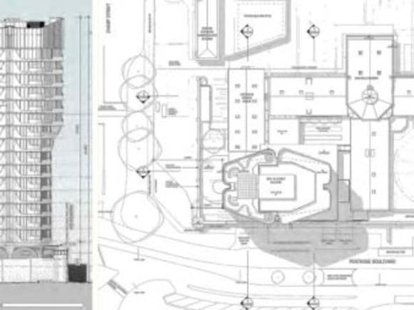 Planning image: Cox Architecture Pentridge's silver tower heralds further change within the historic precinct