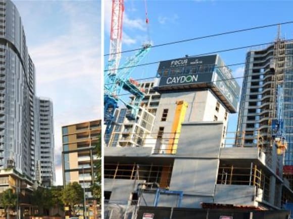 Rise as rendered and construction progress onsite Melbourne's 'other' suburban skyscraper gets moving