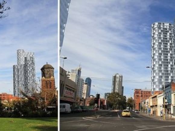 An early site design by Bruce Henderson Architects Melbourne Village to become West Melbourne's next big apartment project