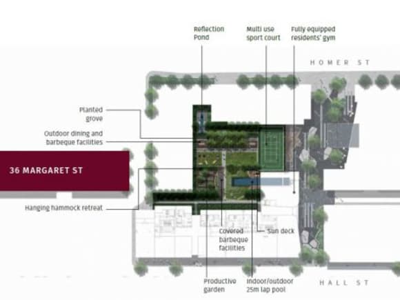 The private garden and public passage envisaged for the Readings site Moonee Ponds on the up and up!