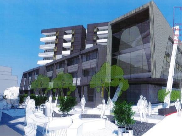 A piazza for Anstey Precinct. Image courtesy MOS Architects The Anstey precinct failing at a basic level