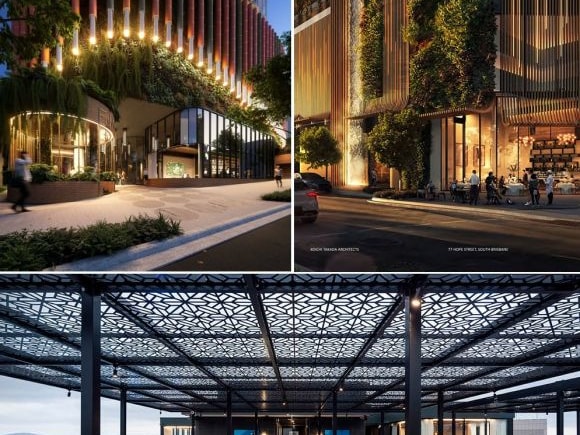Waterfall, Oxley + Stirling and The Standard in clockwise formation. Images: Aria Property Group Aria Property Group extends its style-driven portfolio to Brisbane's West End