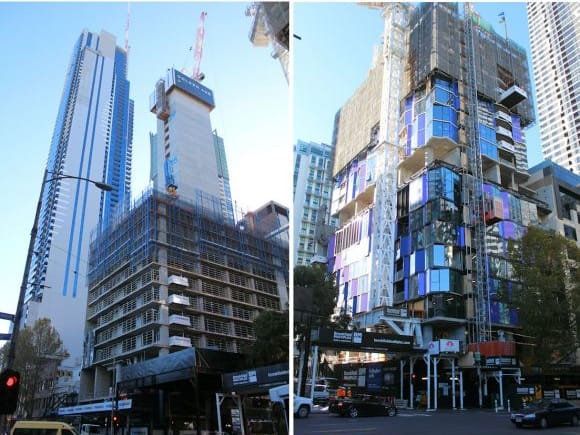 Having all your ducks in a row along Elizabeth Street The CBD's northern construction boom in colour