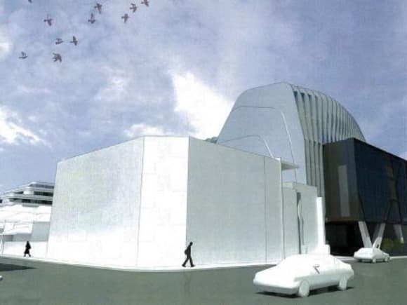 Artist's impression of the Malvern Road frontage. Image © Rothelowman Planning Application: 310-324 Malvern Road, Prahran