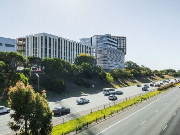 12 Nexus Court rendered in place alongside the Monash. Planning image: Gray Puksand / Technē Nexus Court's hotel receives the nod