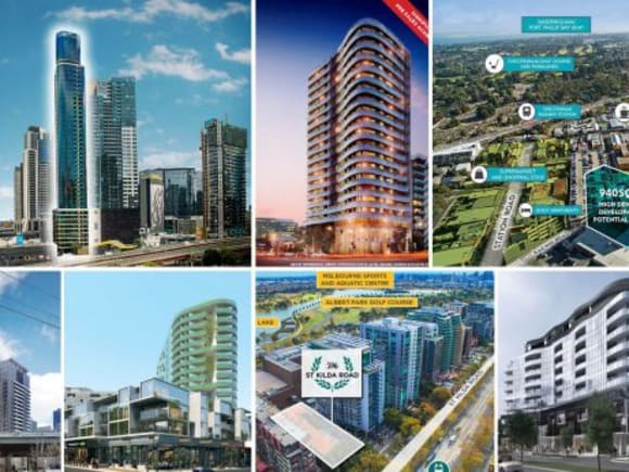 Assorted projects within the CBRE City Sales stable Development sites to the fore