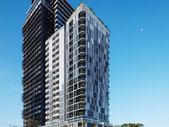 Hero perspective. Image: Orbit Visualization West Melbourne's latest tower on show