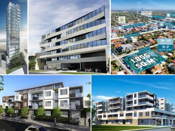 a variety of approved development schemes currently on offer Development sites to the fore