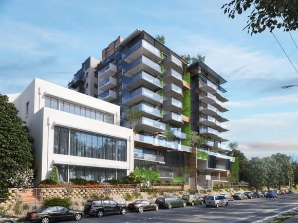 Street level perspective. Image: Urbourne Architecture Doubling up in Greensborough