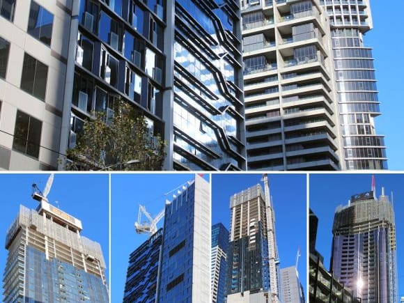 La Trobe Street also maintains strong construction activity The CBD's northern construction boom in colour