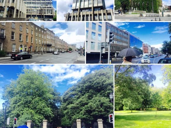 The Australian Embassy and surrounds. Notice the lack of sausage sizzle Winter Escape Episode III: Dublin