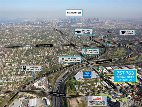 Savills' imagery for 757-763 Toorak Road OpenCorp enters Melbourne's apartment market with two projects