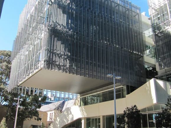 The northern cantilevered volume Impressions of the Melbourne School of Design