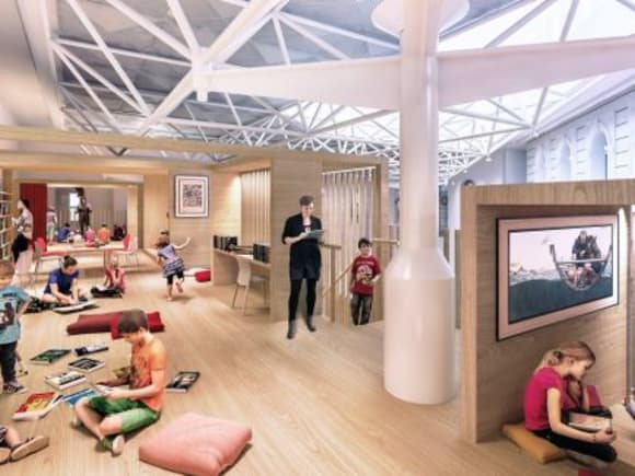 The State Library's new Children's Quarter. Image supplied The State Library of Victoria's 2020 vision