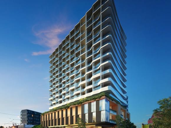 Live City Footscray Stage One Footscray's first Live City development tops out