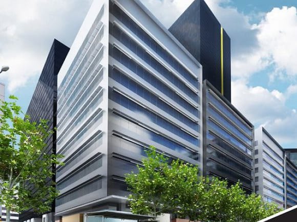 Indicative Collins Street perspective. Image © Lend Lease Batman's Hill leaves much to be desired
