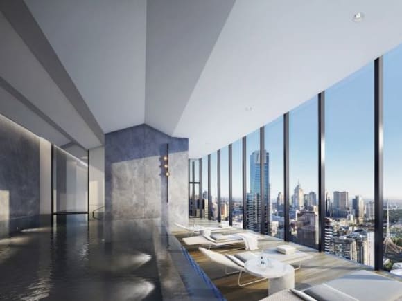 Melbourne Square’s sky pool. Melbourne Square amenities