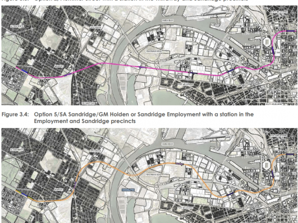 Screenshot from GTA Consultants expert witness statement Rail will be the enabler of the polycentric city aspirations of Melbourne's West