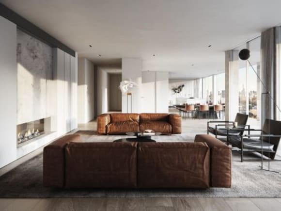 835 High Street interior render Speedy sales of luxury residences will see construction begin ahead of schedule