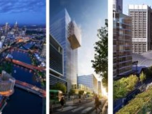 Melbourne Quarter. Images courtesy of Lend Lease Office towers to the fore