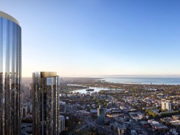 The first stage of Melbourne Square will feature two residential towers. Image: supplied Malaysia's EFT weighs into the local market with a stake in Melbourne Square