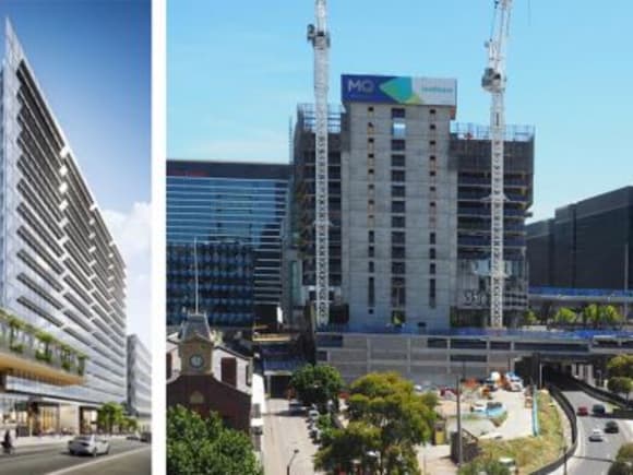 One Melbourne Quarter construction progress. Image : redden The current state of play at Lendlease's Melbourne Quarter