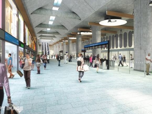 Parkville concourse - image: Rail Projects Victoria Melbourne Metro's finalised station designs unveiled