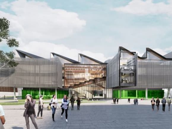 The Monash Learning and Teaching Building. Image: Multiplex Monash Clayton facilitates another grand design gesture