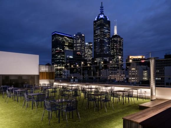 Technē's revamp of the Rooftop Bar & Cinema builds on the venue's success. Image: Tom Blachford Raising the bar - Technē revamps Rooftop Bar and Cinema